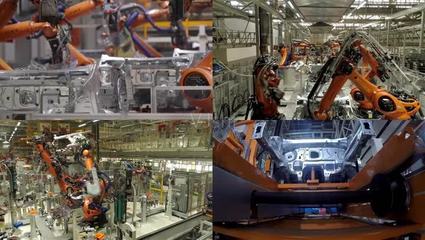 自动化汽车整车生产线